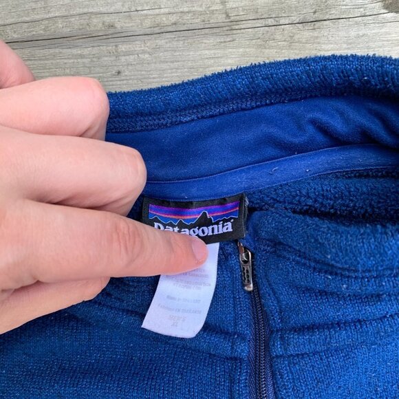 Patagonia Better Sweater Half Zip Jacket XL Blue - Picture 9 of 11